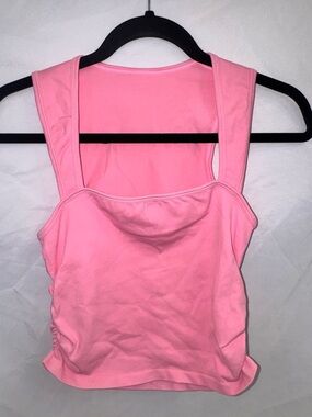 Pink Women's ribbed  Tank Top